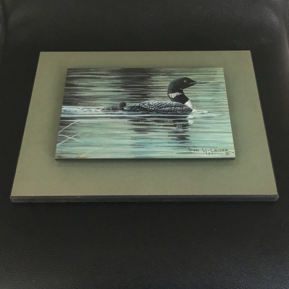 Canadian Loon Family Art Print Signed by Artist - Picture 3 of 9
